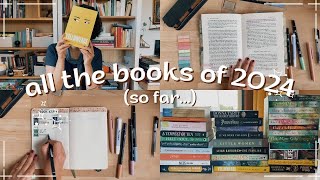 a cozy vlog #15 | ALL BOOKS (bought and read) of 2024 so far 📚 | cozy rainy days | reading