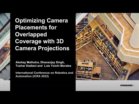 ICRA 2022: Optimizing Camera Placement for Overlapped Coverage with 3D Camera Projections