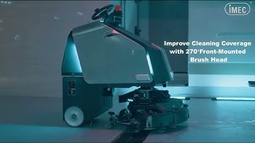 IMEC GS ECOBOT 75P AI Robotic Ride On Scrubber Productivity Large Area