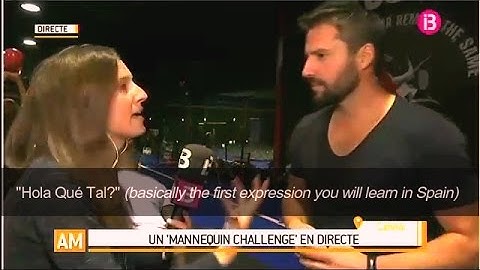 MANNEQUIN CHALLENGE on TV  LIVE broadcast Mallorca fitness destination holiday