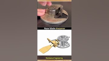 Razor Blade Sharpener  #mechanic #mechaniclife #mechanical #mechanicalengineering #shorts