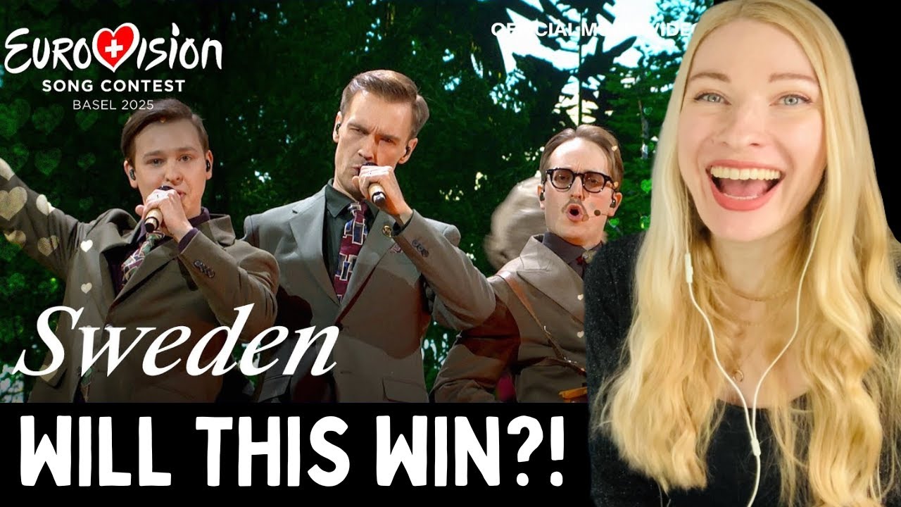 Vocal Coach Reacts: SWEDEN Eurovision 2025 - KAJ "Bara bada bastu" In Depth Analysis! Will This Win?
