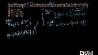 Celebrity GATE 2004:2 | Solved Problems of Stacks | Appliedcourse Wealth