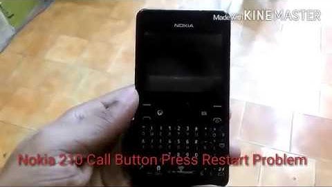 Nokia 210 Call Button Press Restart Problem