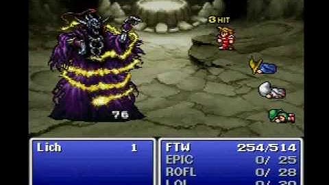 FF1 SWNCC challenge part 6 Lich