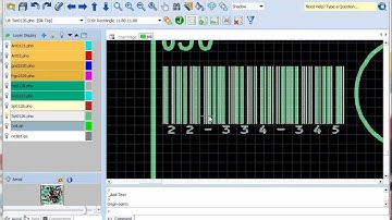 Add Barcode to PCB Silkscreen using FAB 3000
