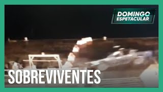 Exclusivo: Domingo Espetacular mostra três acidentes impressionantes com desfechos surpreendentes