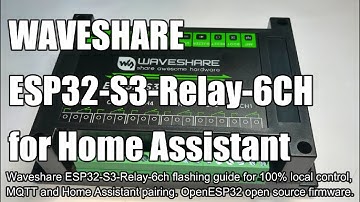 Simple web page control for Waveshare ESP32-S3-Relay-6CH and Home Assistant pairing via HA Discovery