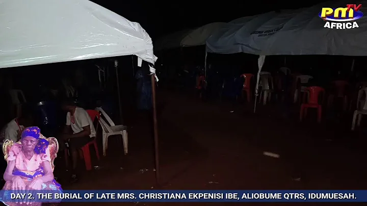 Day 3-The Burial of Late Mrs Christiana Ekpenisi Ibe in Aliobume Quarters, Idumuesah, Delta State.
