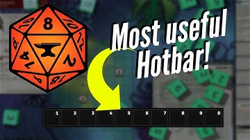 Foundry VTT Modules! - How to Drag Anything to Hotbar