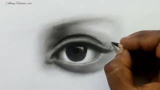 Beautiful Eye Drawing #drawing #tips #reels 😍😘🥰❤️