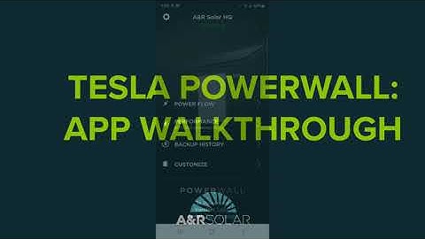 Tesla Powerwall App Walkthrough