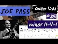 #25 JOE PASS minII-V-I (Sheet music + Tabs)