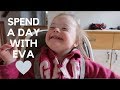 A typical day in the life of our 2 year old daughter with Down Syndrome