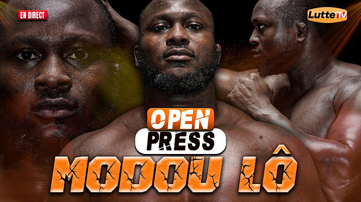 🛑Direct - Open Press de Modou LÔ aux Parcelles pour le Combat Royal contre Siteu
