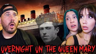 PSYCHIC VISITS THE HAUNTED QUEEN MARY SHIP! (CREEPY)