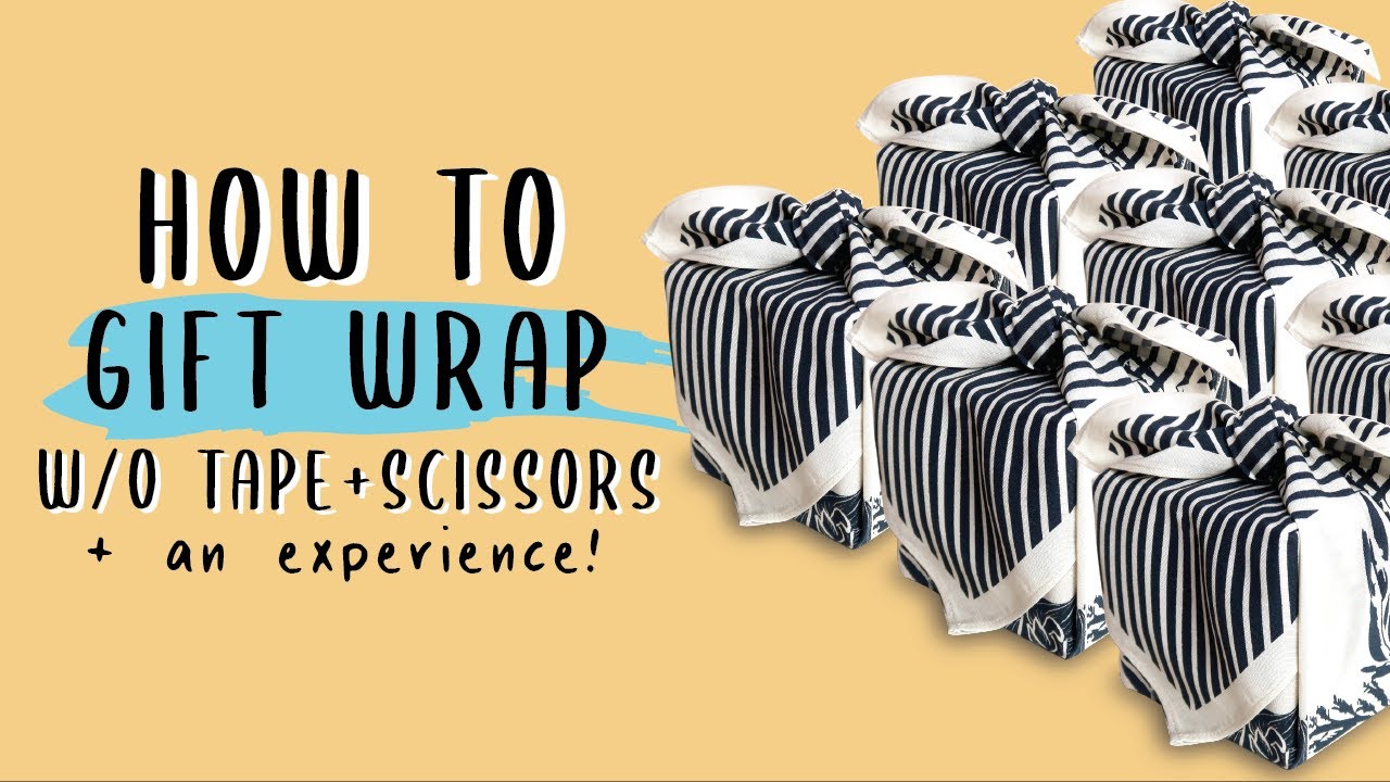 How to Gift Wrap without Tape and Scissors – Sutai Bu