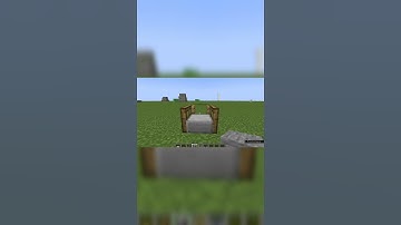 How to make shopping cart in minecraft #minecraft #shorts