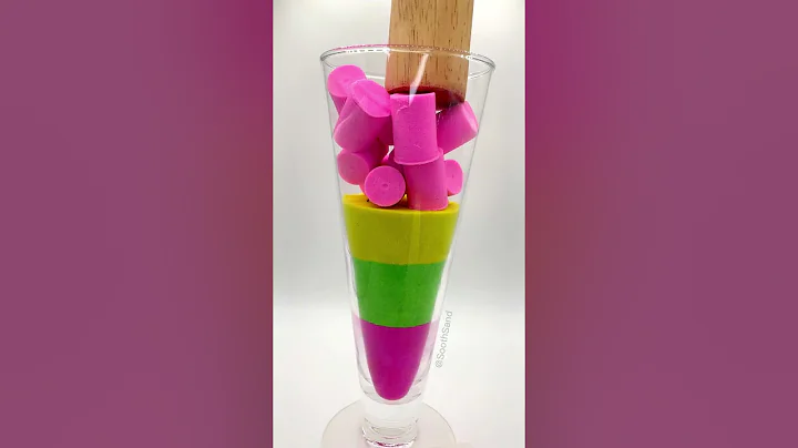 Very Satisfying and Relaxing, Kinetic Sand ASMR, Drop and Squish Sand