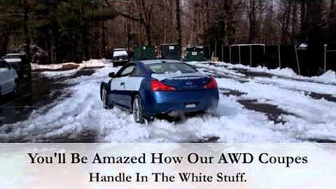 Sheehy Infiniti G37x AWD Coupe Snow Demonstration--