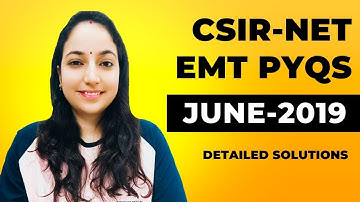 CSIR NET EMT June-2019 Solutions #csirnetphysicalsciences #electromagnetictheory #gatephysicsexam