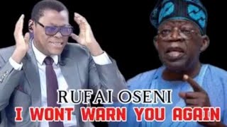 Rufai Oseni spends 7mins 39sec criticizing Tinubu and his speech. #rufaioseni #osenirufai #Tinubu
