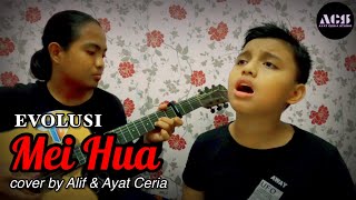 Evolusi - Mei Hua Cover By Alif Ismailayat Ceria Touching Buskers Anakcucu Mizi Drummer Evolusi