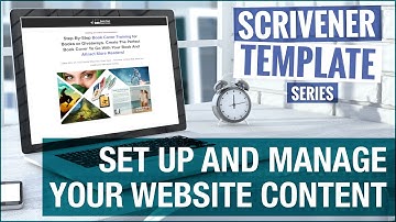 Organize And Manage Your Website Content in Scrivener | A Scrivener Tutorial And Template