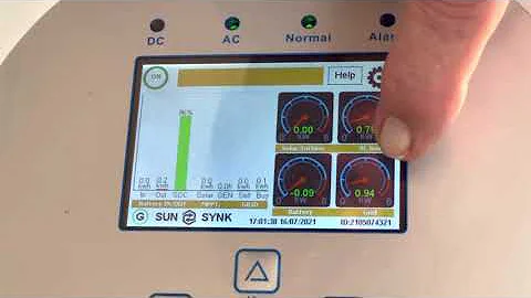 A nice clever feature of SunSynk inverter