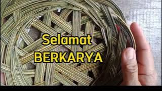 Cara Membuat Piring Lidi  ( Bagian 1)