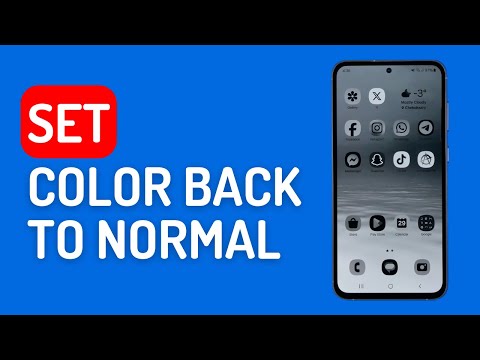 How To Set Screen Color Back To Normal On Android Phone