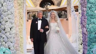 Donald Trump dances with Tiffany during her lavish Mar-a-Lago wedding