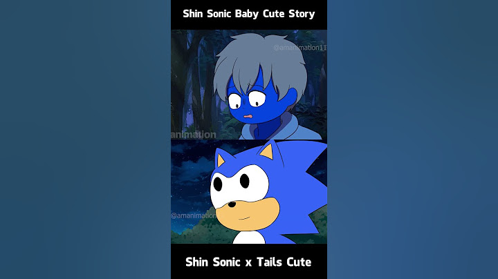 SHIN SONIC x TAILS SO BABY Cute story?! (The Sonic Tapes Animation)