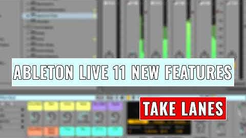 Ableton Live 11 -- Take Lanes -- OBEDIA.com Ableton Live Training and Tech Support