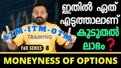 F&O Series 8: Choosing Options Strike Price - Out of the Money, In the Money & At the Money