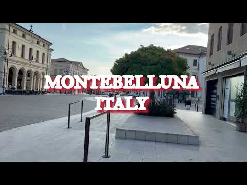 Montebelluna TV walking tour, Italy September 2022, 4K