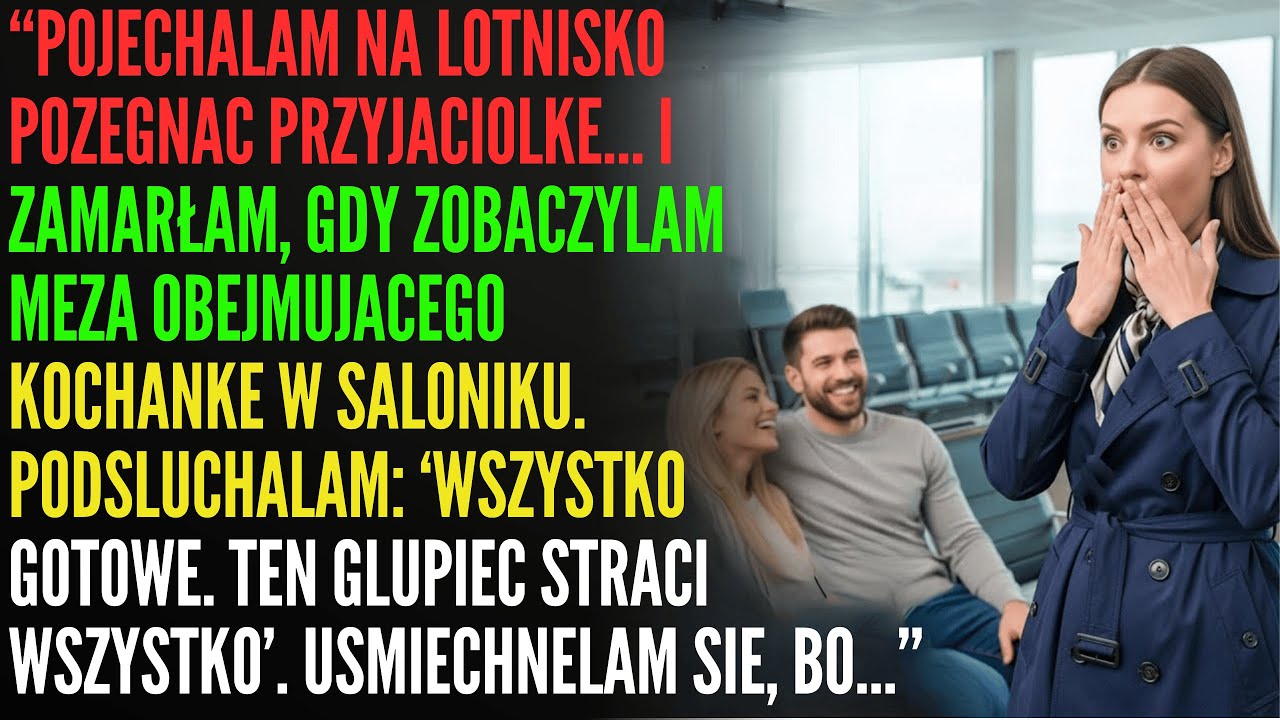 Na lotnisku zobaczyłam męża w saloniku z kochanką. Usłyszałam ich plan…