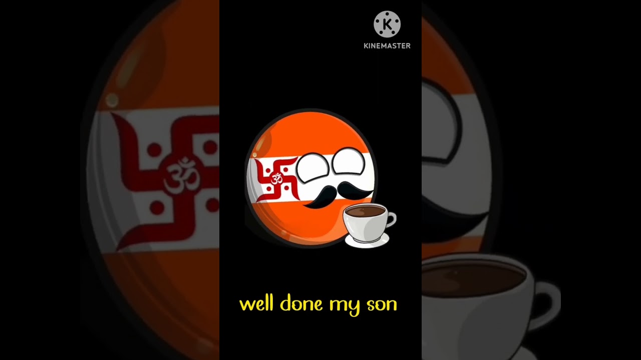 well done my son (akhand Bharat) version #tranding #akhandbharat #countryballs #vikramaditya_empire