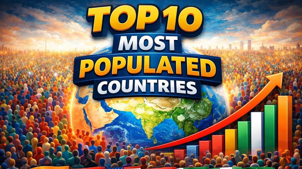 Top 10 Most Populous Countries (1950–2025) | Population Growth - YouTube