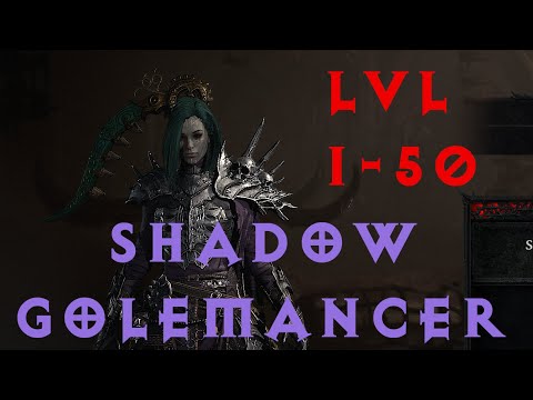 Diablo IV Shadow Golemancer - Poradnik - YouTube
