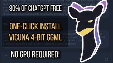 Updated Installation for Oobabooga Vicuna 13B And GGML! 4-Bit Quantization, CPU Near As Fast As GPU.