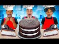 Baking oreo cake with the prince family clubhouse