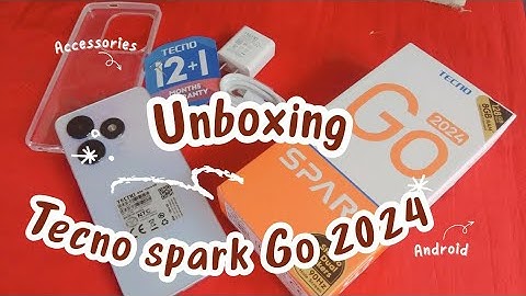 Unboxing Tecno Spark Go 2024 + Review + Accessories 📱✨