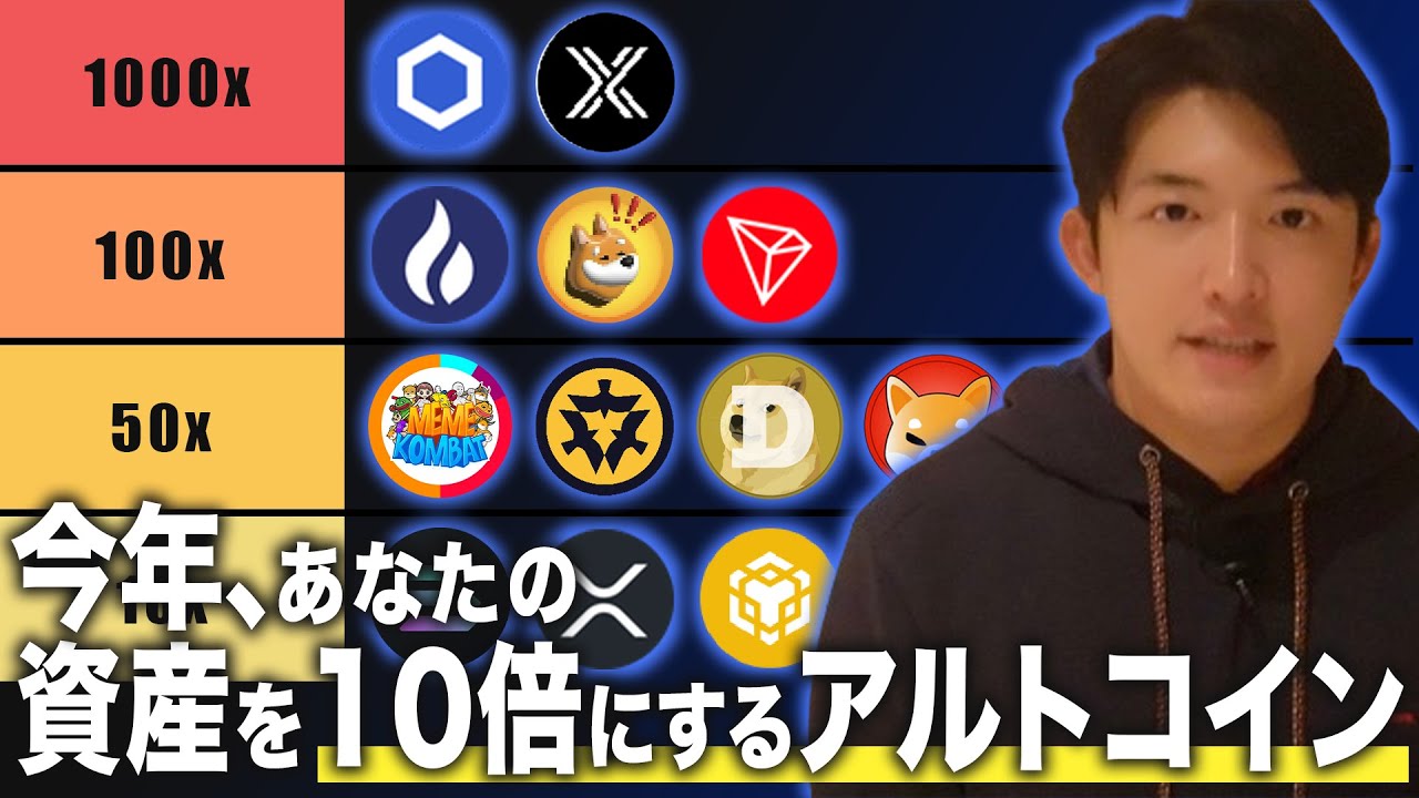 今年4月までにあなたの資産を10倍にする可能性のあるアルトコインを公開。【仮想通貨】