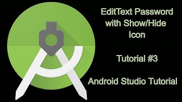EditText Password with Show and Hide icon