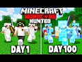 I Survived 100 days in Hardcore Minecraft Manhunt....2 Hunters Edition