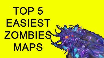 TOP 5 EASIEST MAPS IN ZOMBIES,  EASY ROUND 100s