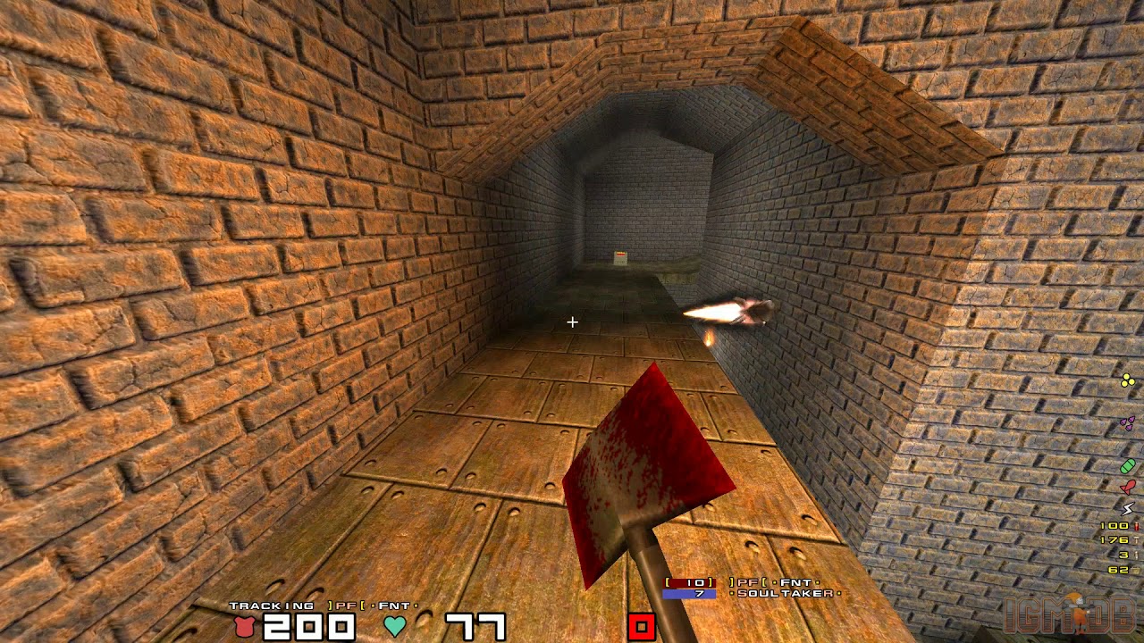 Quake 1/QuakeWorld: Soultaker vs ]PF[.Fantasma Dm6 1x1 game 10/02/2018 ...