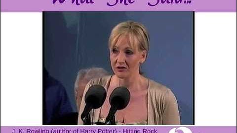 JK Rowling   Rock Bottom