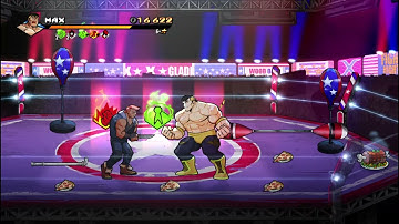 Streets Of Rage 4: Mr. X Nightmare Survival Mode Glitch Featuring Max Thunder and Galsia